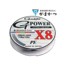 가마가츠 G-Power X8 PE(합사) 150m [멀티 컬러]